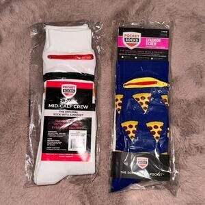 Two Pairs of Pocket Socks Brand New Size S/M 9-11